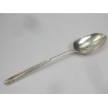 Silver marrow spoon, indistinct marker's mark, probably 1751.