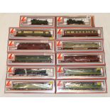 Twelve Lima Models OO gauge model railways locomotives including 205128 Rapid diesel locomotive D838