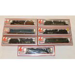 Seven Lima Models OO gauge model railways locomotives including 205135 Sharpshooter diesel