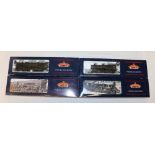 Four Bachmann Branchline OO gauge model railways locomotives including 32850 2-10-0 Evening Star