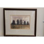 MELVILLE C. BROTHERSTONRural landscapeSigned and dated (19)93, watercolour over pencil, 18.5cm x