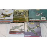 Five Corgi Aviation Archive model aircraft including AA36103 RAF Coastal Command PBY Catalina mkIVA,