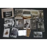 A collection of 100s of CDVs, photographs etc including motor cars, cricket team, Cody's Aeroplane