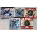 Franklin Mint Armour Collection 1:48 scale diecast metal model aircraft including 98035 P51