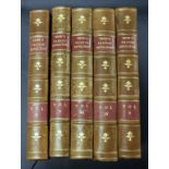 THIER M. A.  The History of the French Revolution. 5 vols. Eng. plates. Half calf. 1838.