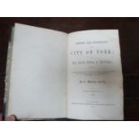 WHELLAN & CO.  History & Topography of the City of York & The North Riding of Yorkshire. 2 vols.