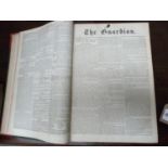 THE GUARDIAN NEWSPAPER.  For the Years 1846, 1847 & 1848, bound in 2 volumes.