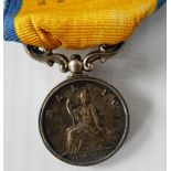 Medals. Miniature Baltic Medal, with full size ribbon.