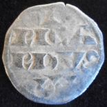 England/France. Richard I (the Lionheart) 1189-99 A.D. Hammered silver denier. Cased.