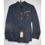 British Royal Air Force dress uniform jacket with Paisleys Ltd of Glasgow interior pocket label