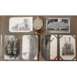 Interesting photo album circa 1920s with many military group photos of Scottish soldiers. Also