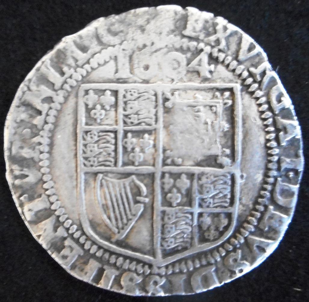 England. Hammered silver sixpence. James I. First coinage, 2nd bust 1604, mm lys. (SC 2648) - Image 2 of 2