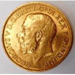 United Kingdom. Sovereign. George V. 1915. F.