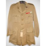 British Navy dress uniform jacket with F Phillips and Co of Cairo and Alexandria label "17060 Cl ...