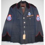 Royal Automobile Club dress uniform jacket with Unique Uniforms of London label having Gaunt of