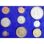 South Africa. 1962 2 rand gold coin set. (9 coins)