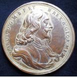 Medallion. Charles I Memorial medal in gilt bronze. 50mm.