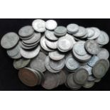 Collection of pre-1947 silver coins. 679.7gm