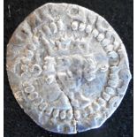 England. Hammered silver halfpenny. Henry V. 1413-22. (SC 1795).