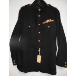 British Army dress uniform jacket with J G Plumb and Sons of Westminster label "No281 S365736 E A