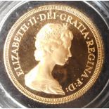 United Kingdom. Sovereign. EIIR. 1979. Gold Proof. Cased.