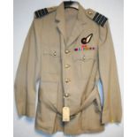 British Royal Air Force dress uniform jacket with R E City interior pocket label "G Capt J Oakley