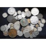 Good mixed collection of silver and other coins.