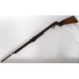 B.S.A. Standard S model air rifle, circa 1925. Some overall light corrosion.