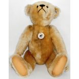 Steiff Bear. 400506 teddy 45, blonde, 1907. Boxed as new.