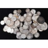 Collection of pre-1920 silver coins. 297.1gm.