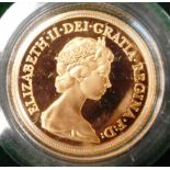 United Kingdom. Sovereign. EIIR. 1980. Gold Proof. Cased.