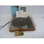 Linn Sondek LP12 Transcription turntable, serial number 81684, with Linn BASIK LV X pickup arm,