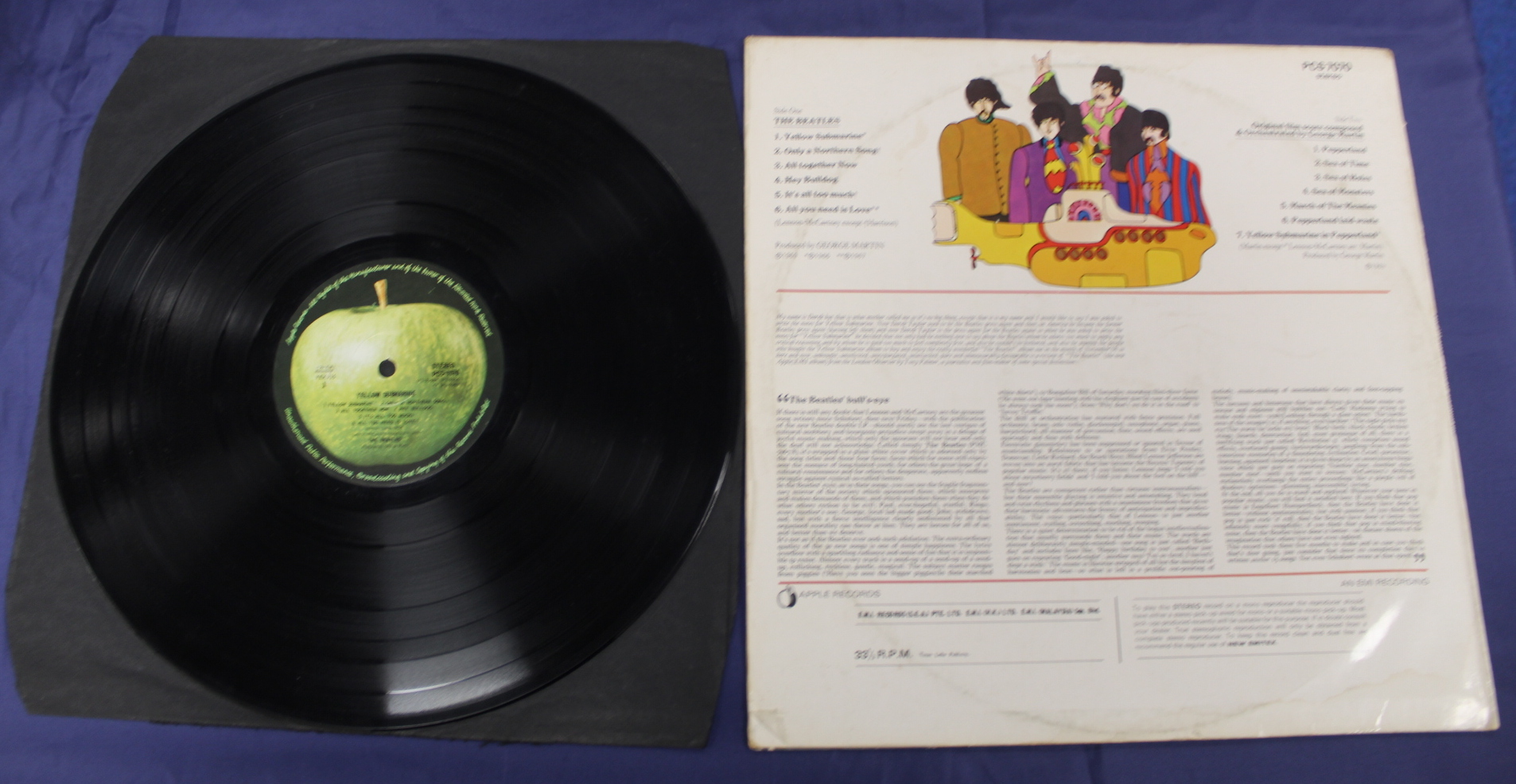 The Beatles, Yellow Submarine original Malaysian pressing. - Image 3 of 3