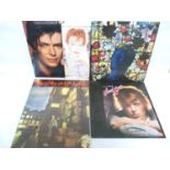 5 x David Bowie LPs and a Mick Ronson LP, all UK originals. To include Ziggy Stardust (with
