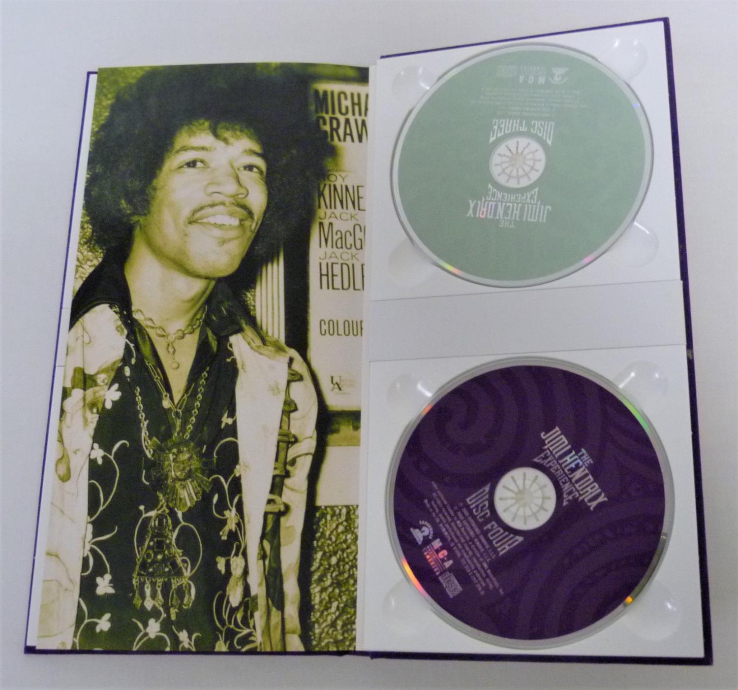 The Jimi Hendrix Experience, 4 CD set in purple velvet sleeve. Manufactured in 2000, made in the EU.