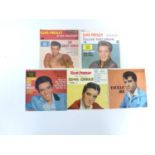 5 x Elvis Presley e.ps to include Tickle Me, Kid Galahad and Follow That Dream, all UK originals (