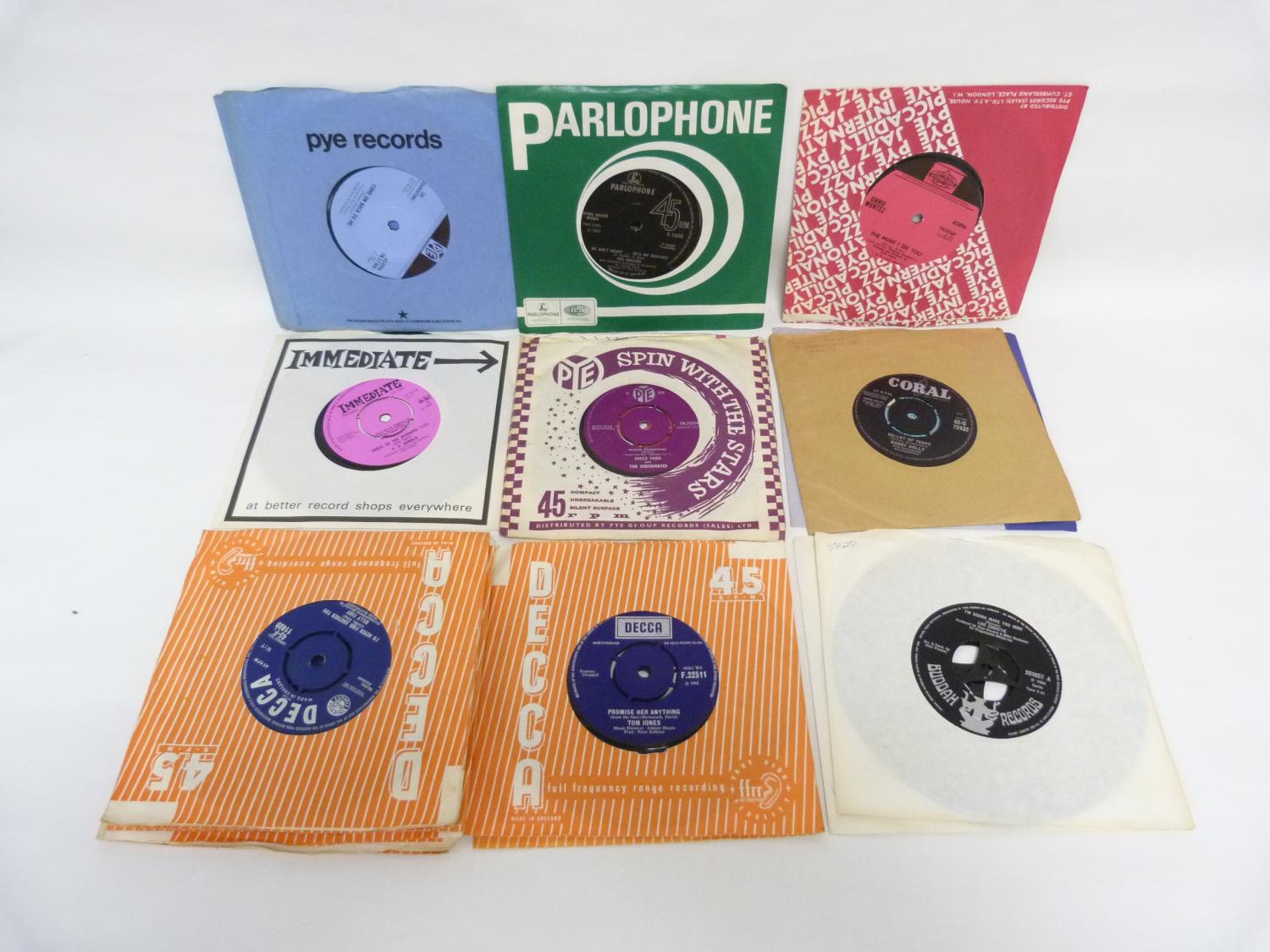 20 x UK singles including Small Faces, Them and P.P. Arnold and Donovan  (most in company sleeves).