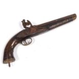 Flintlock pistol, 39cm.