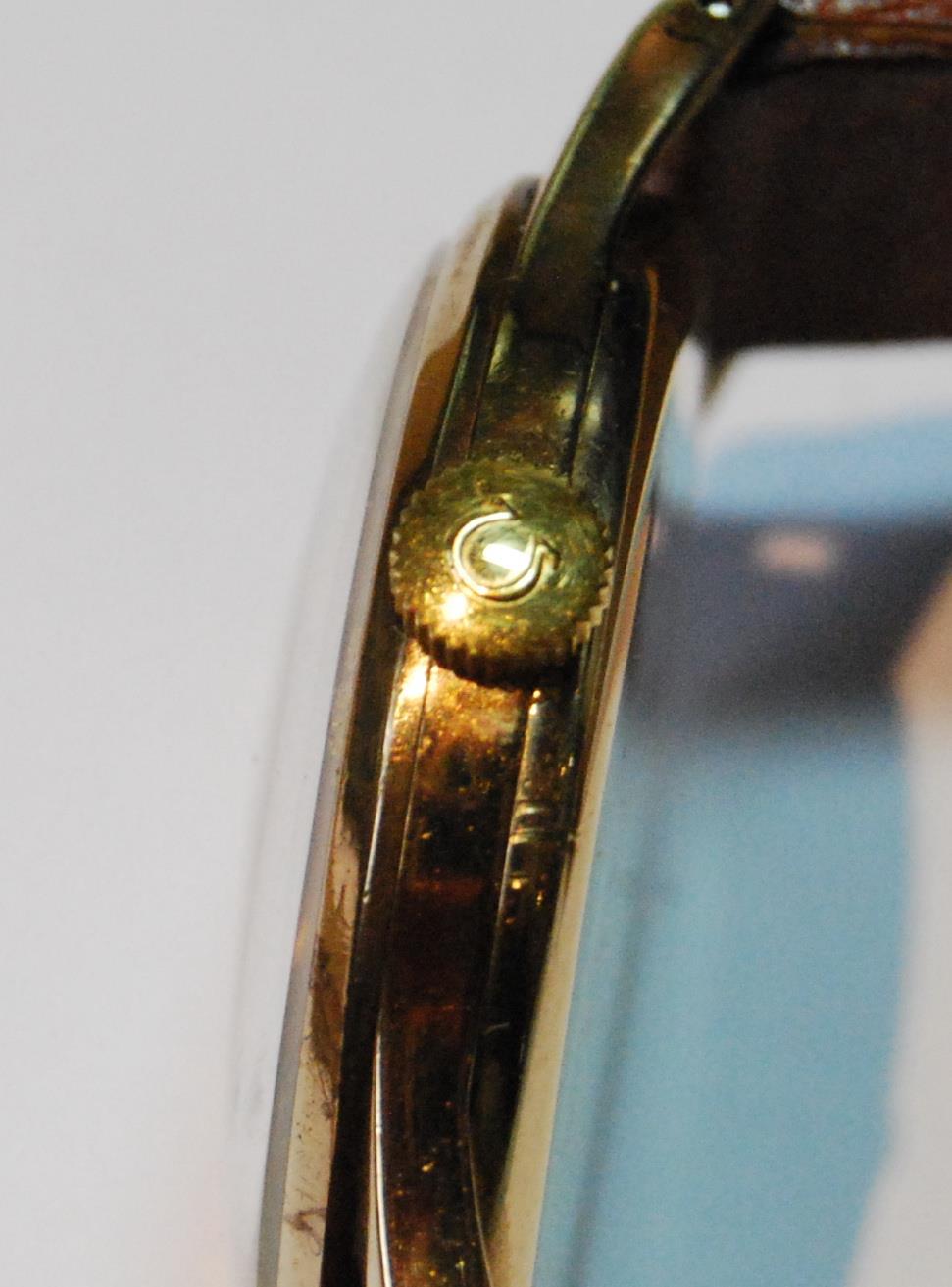 Gent's Omega watch, model 265, no. 11770004, with silvered dial in 9ct gold case, snap back, 1975. - Image 2 of 5