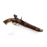 Flintlock pistol, 39cm long.