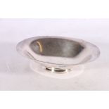 Georg Jensen Sterling silver footed oval dish stamped with Georg Jensen mark, Denmark and 925,