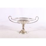 Edwardian Art Nouveau period silver tazza by Holland, Aldwinckle & Slater, London 1913, 9cm tall,