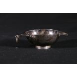 Victorian silver quaich by James Aitchison, Edinburgh 1891, 10cm across the handles, 89g