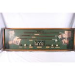 Reproduction "History of Golf" golfing display, 105cm x 33cm