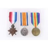 WWI trio of 1815 Private Alexander Spence of Scottish Rifles including war medal, victory medal