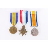 WWI trio of 1391 Lieutenant Corporal Andrew McKerrow of the Ayrshire Yeomanry including war medal