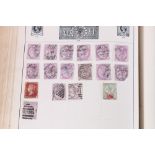 The Centurion stamp album including Great Britain Geo V 2/6 half crown seahorse brown, vic 1d red,