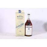 MARTELL Cordon Bleu fine liqueur Cognac brandy, with spring cap, 70° proof, no volume stated, in box