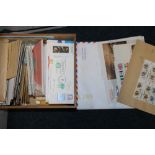 Quantity of used and new U.S stamps, groups of First Day Covers including the Space Shuttle