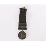 Boer War Queen's South Africa medal to 28938 Imperial Yeomanry Corporal J Lindsay with four